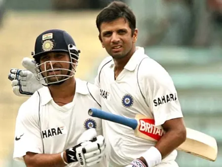 Sachin Tendulkar and Rahul Dravid (1)