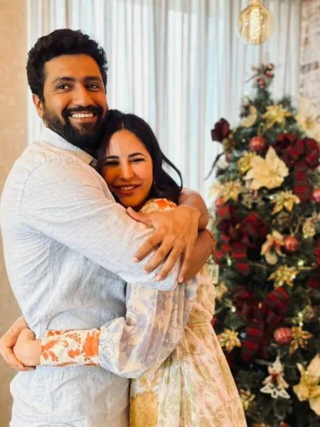 Katrina Kaif and Vicky Kaushal Kick off New Year with Ganpati Bappa Blessings