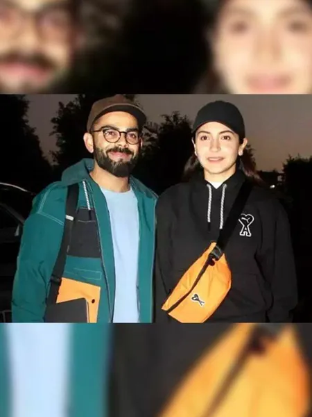 Anushka Sharma and Virat Kohli Spotted at Mumbai Airport on Valentine's Day