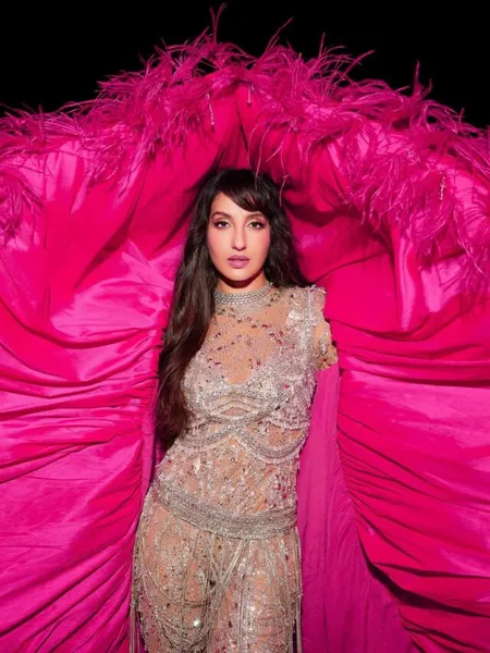 Nora Fatehi Rings in Her 31st Birthday with Friends in Dubai