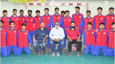 UP sub junior handball team
