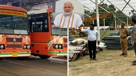 कानपुर में प्रधानमंत्री का दौरा। 