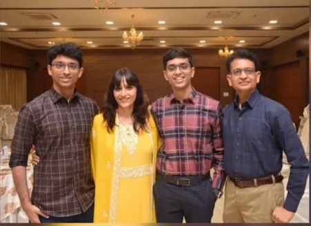 IAS Arth Jain with family