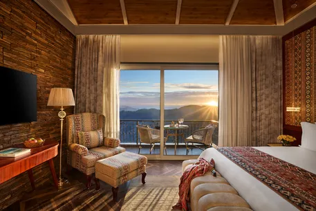 Superior room balcony view