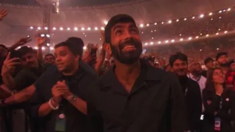 Watch: Jasprit Bumrah attends Coldplay concert in Ahmedabad; Chris Martin dedicates special song for pacer