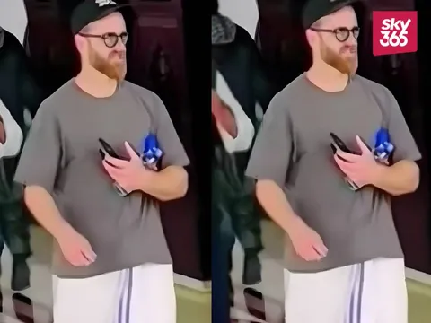 Champions Trophy 2025: Kane Williamson Embraces Desi Culture, Dons Dhoti in Karachi! - Must Watch