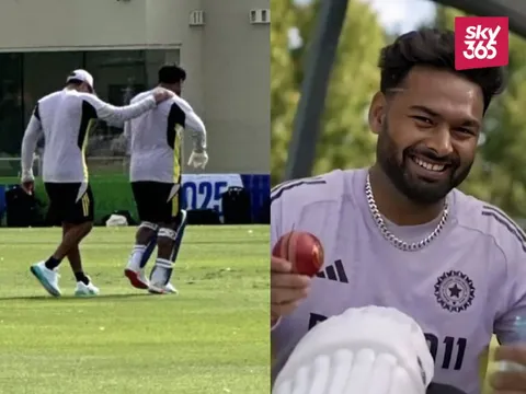 Champions Trophy 2025: Rishabh Pant Spotted Limping Out of Practice Session Due to Knee Injury