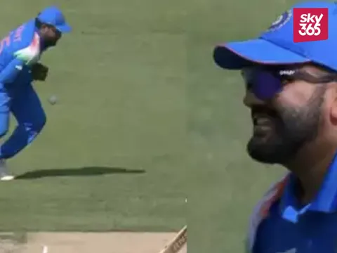 Champions Trophy 2025: Axar Patel's Hat-Trick Hopes Dashed as Rohit Sharma Drops Crucial Catch