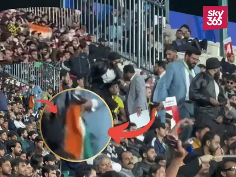 Viral Video: Indian Fan Beaten, Officials Snatch India's Flag at Lahore Cricket Match Amid Champions Trophy 2025- Reports