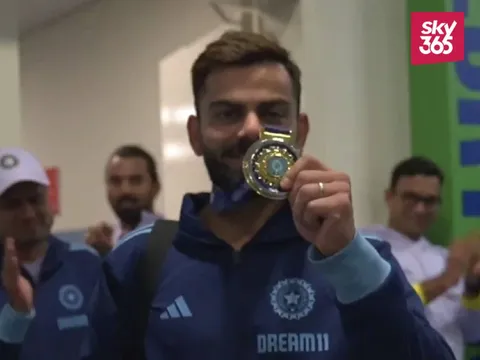 Champions Trophy 2025 IND vs NZ: Virat Kohli's Brilliant Fielding Rewarded with 'Best Fielder' Medal