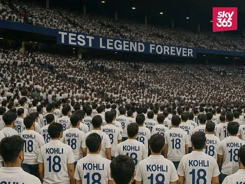 Virat Kohli Fans Pay Emotional Tribute with White Jerseys Before RCB vs KKR IPL 2025 Match