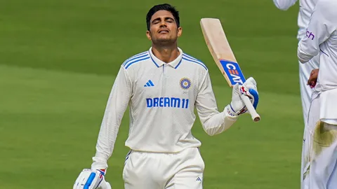 Shubman Gill equals Sir Don Bradman and Sunil Gavaskar’s huge Test record