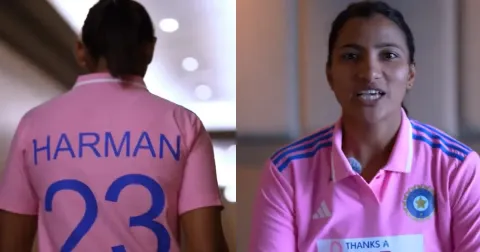 Why are Indian women’s cricketers wearing pink jersey against Australia in the third ODI?