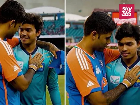 Suryakumar Yadav Comforts Wellalage Following Father’s Tragic Passing After India’s Super Over Win