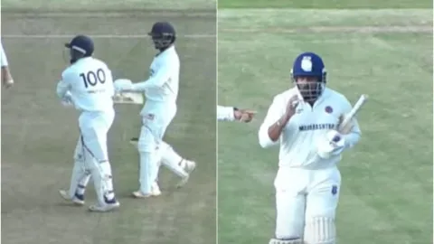 Watch: Prithvi Shaw exchanges war of words with Musheer Khan during a warm-up game