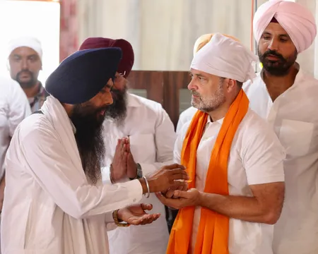Rahul Gandhi’s Gurdwara Honour Sparks SGPC Probe