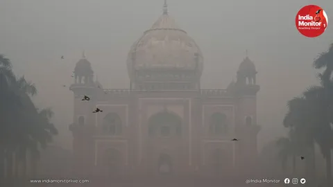 Day After Festivities, Delhi Struggles Under Thick Smog Blanket