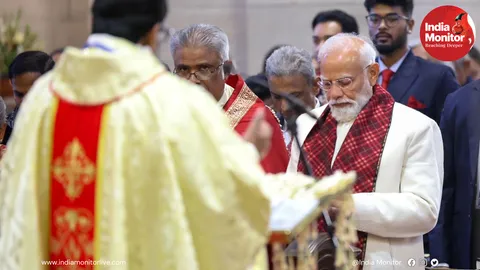 PM Modi Attends Christmas Service in Delhi, Extends Message of Peace and Harmony