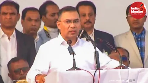 Tarique Rahman Visits Father Ziaur Rahman’s Grave After Returning to Bangladesh From Exile