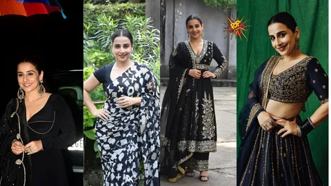 Vidya Balan’s Mesmerizing Method Dressing for Bhool Bhulaiyaa 3 Promotions