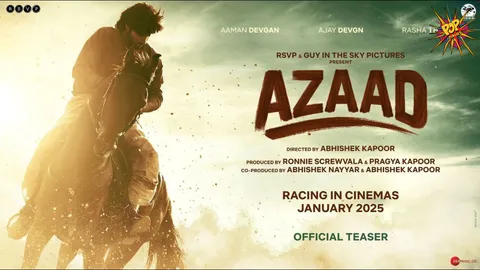 Abhishek Kapoor’s Action-Packed Big Screen Spectacle Azaad Introducing Aaman Devgan and Rasha Thadani with Ajay Devgn in a powerful role- Teaser Out Now!