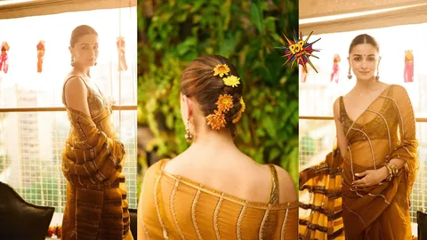 This Diwali Outfit of Alia Bhatt Was Plant-Dyed; See More