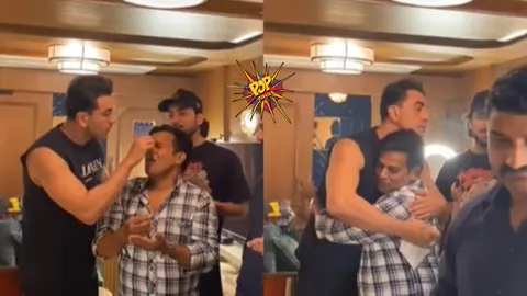 RK  Celebrates Spotboy’s Birthday On Sets Of Love And War