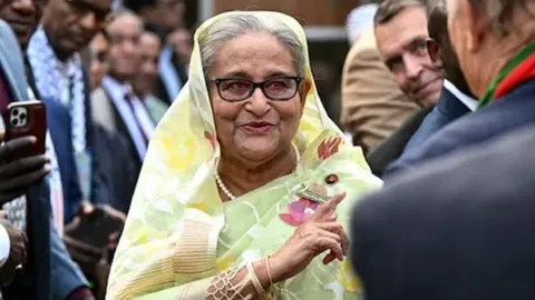 Bangladesh writes to India for Hasina's extradition .