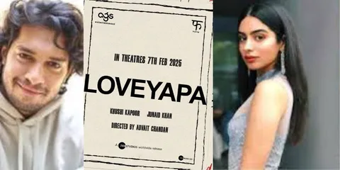 The title of Junaid Khan & Khushi Kapoor's next is here! Loveyapa, a Advait Chandan directorial to hit the theaters on 7th February 2025!