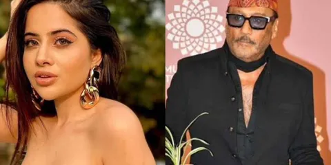 Jackie Shroff gives 'ek number' praise to Uorfi Javed's seed dress