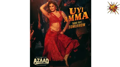 Get Ready for the Desi Party Anthem of 2025 ‘Uyi Amma’ from Azaad - Teaser Out Now!
