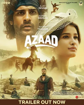 Abhishek Kapoor’s Action-Packed Big Screen Adventure Azaad Introducing Aaman Devgan and Rasha Thadani with Ajay Devgn in a powerful role- Trailer Out Now!