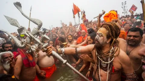 Naga Sadhus & Their Significance in First Amrit Snan Ritual