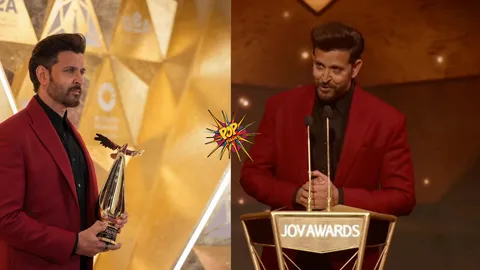 Hrithik Roshan receives Global achievement & Honorary award for 25 years of Excellence in Cinema at Joy Awards