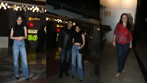 Junaid Khan, Khushi Kapoor and the Loveyapa team joined the wrap up party!