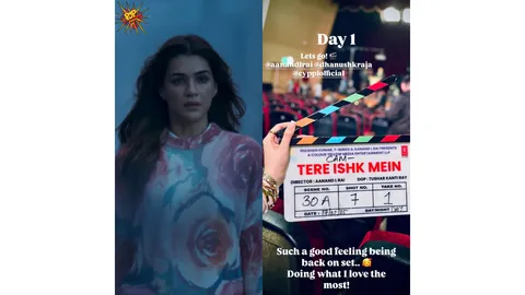 Kriti Sanon Begins Shooting for Tere Ishq Mein