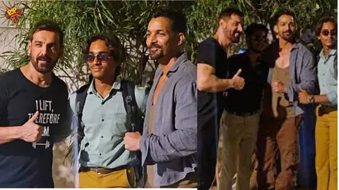 Harshvardhan Rane Celebrates Sanam Teri Kasam's Success With Producer John Abraham