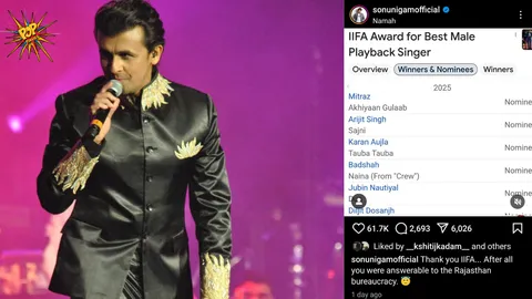 Sonu Nigam Shares Cryptic Post For Being Ingnored At IIFA