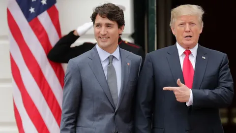 Amid Tariff Tensions, Trump Describes "Extremely Productive" Call with Canada PM