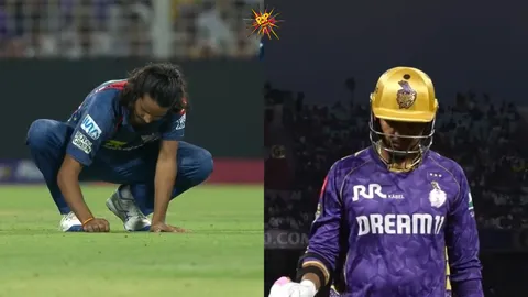 Digvesh Rathi Risks BCCI Wrath with Notebook Celebration After Dismissing Narine