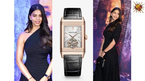 Suhana Khan showcased a ₹1.4 crore luxury watch at the "Kesari 2" premiere.