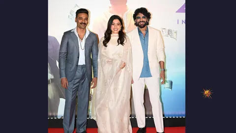 ‘Pippi Pippi  Dum Dum Dum’ from 'Kuberaa' lights up Mumbai: Nagarjuna, Dhanush & Rashmika shine bright at the electrifying song launch