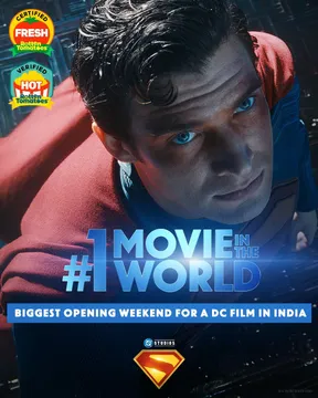 ‘SUPERMAN’ SMASHES THE BOX-OFFICE WITH A THUNDEROUS OPENING IN INDIA