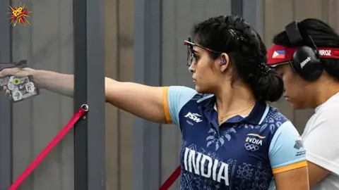 Manu Bhaker is the first Indian female shooter to win an Olympic medal