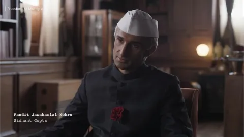 Sidhant Gupta Leads the Way in Trending Series 'Freedom at Midnight'