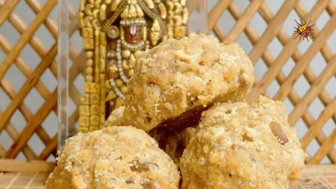 Tobacco wrapped in small paper found in Tirupati prasadam by a devotee