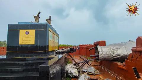 Malvan's  Shivaji Maharaj Statue Collapse Leads to Contractor’s Arrest
