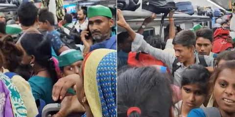 Watch: Video Of Crowded Vande Bharat Express Goes Viral!