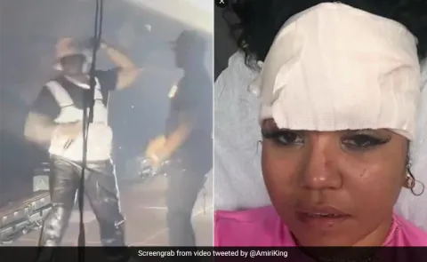 Rapper 50 Cent Throw Mic Into The Crowd, Injures A Fan At Los Angeles Concert