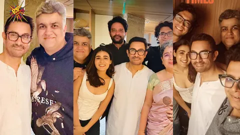 Aamir Khan Hosts Success Bash For Son Junaid Khan And Maharaja Team